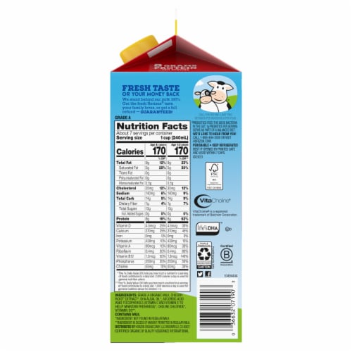 Horizon Organic Growing Years Organic Whole Milk Perspective: left