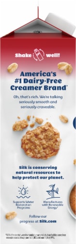 Silk® The Oatmeal Cookie One Dairy-Free Oat Creamer Perspective: left
