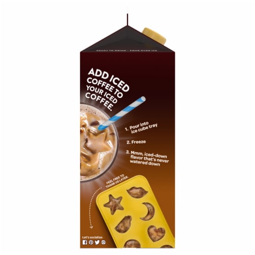 International Delight Hershey's Chocolate Caramel Iced Coffee Perspective: left