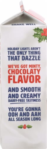 Silk Dark Chocolate Peppermint Dairy-Free Almond Creamer Perspective: left