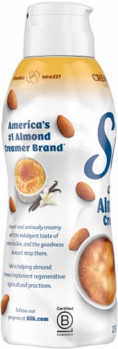 Silk Crème Brûlée Almond Creamer Perspective: left