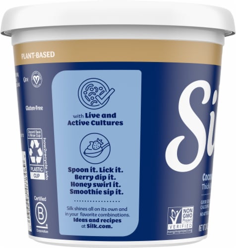 Silk® Greek Style Coconut Milk Yogurt Perspective: left