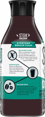 SToK Decaf Unsweetened Coffee Perspective: left