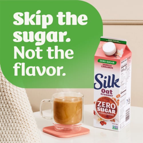 Silk Oat Cinnamon Vanilla Creamer Perspective: left