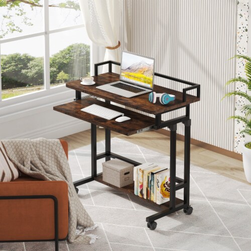 Rolling standing desk with storage discount
