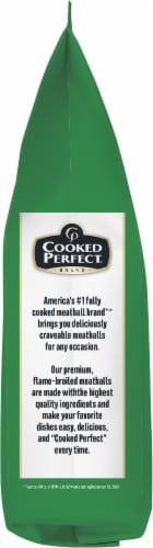Cooked Perfect® Homestyle Frozen Meatballs Perspective: left