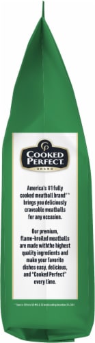 Cooked Perfect® Turkey Meatball Perspective: left