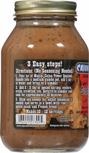 Cajun Power® Seafood Gumbo Perspective: left