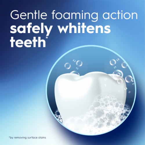 Crest Arctic Mint 3DWhite Glamorous White Alcohol Free Multi-Care Whitening Mouthwash Perspective: left