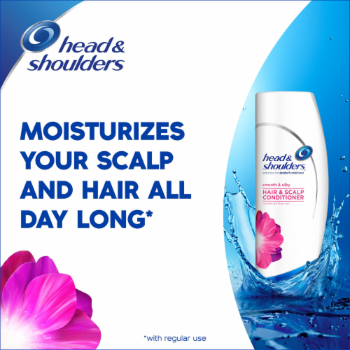 Head & Shoulders Smooth & Silky Hair & Scalp Dandruff Conditioner Perspective: left