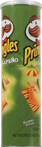 Pringles Jalapeno Potato Crisps Perspective: left