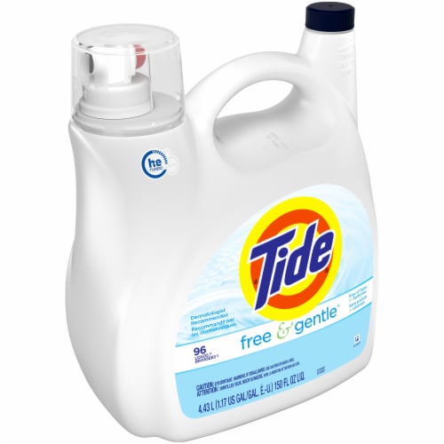 Tide Free & Gentle Powder Laundry Detergent Perspective: left