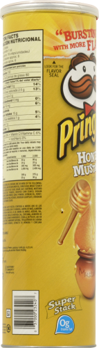 Pringles Honey Mustard Potato Crisps Perspective: left