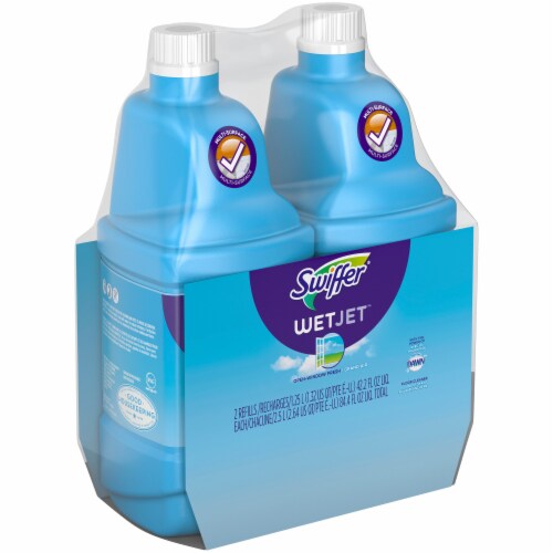 Swiffer® WetJet™ Open-Window Fresh Scented Multi-Surface Floor Cleaner  Refill Pack, 2 ct / 1.25 L - Harris Teeter