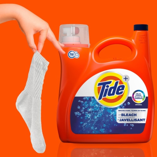 Tide HE Original Bleach Alternative Liquid Laundry Detergent Perspective: left
