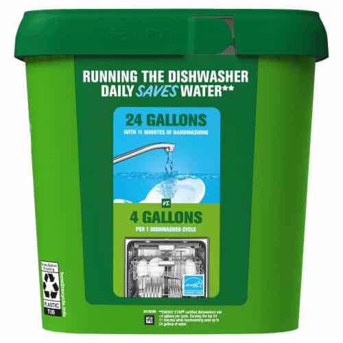 Cascade Original ActionPacs Fresh Scent Dishwasher Detergent Pods Perspective: left