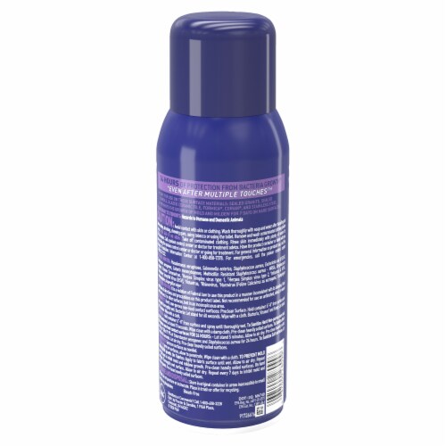 Microban 24 Hour Lavender Scent Disinfectant Sanitizing Spray Perspective: left