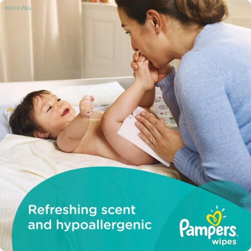 Pampers Baby Fresh Wipes Perspective: left