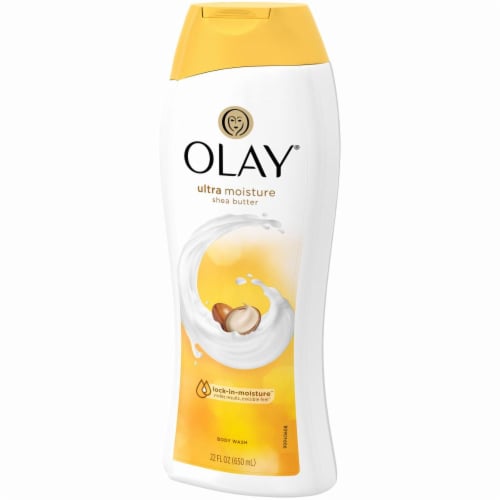 Olay Ultra Moisture Shea Butter Body Wash Perspective: left