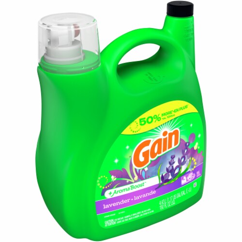 Gain Aroma Boost Lavender Liquid Laundry Detergent Perspective: left