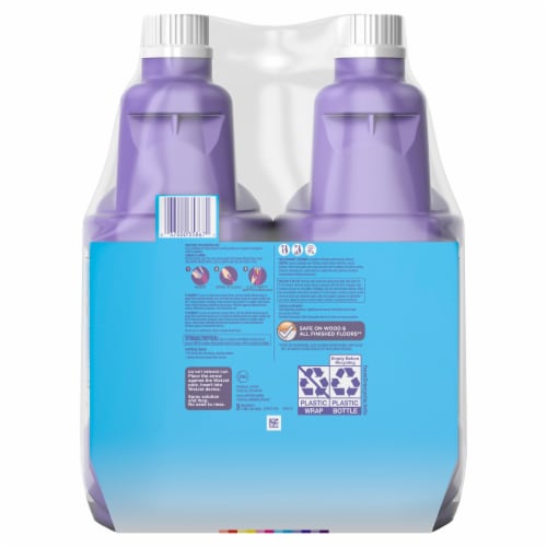 Swiffer WetJet Antibacterial Solution Fresh Citrus Refill Perspective: left