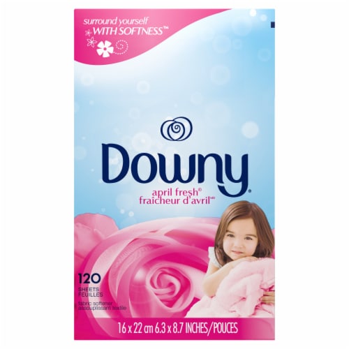 Downy April Fresh Fabric Softener Dryer Sheets, 120 ct - Gerbes