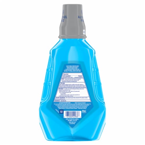 Crest Pro Health Multi Protection Clean Mint Oral Rinse Perspective: left
