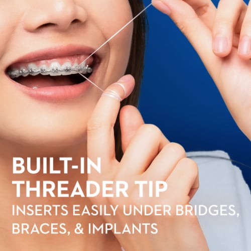 Oral-B Glide Pro-Health Threader Dental Floss Perspective: left