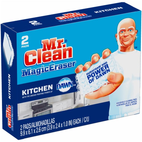 Mr. Clean Magic Eraser Foaming Kitchen Scrubber - White Perspective: left
