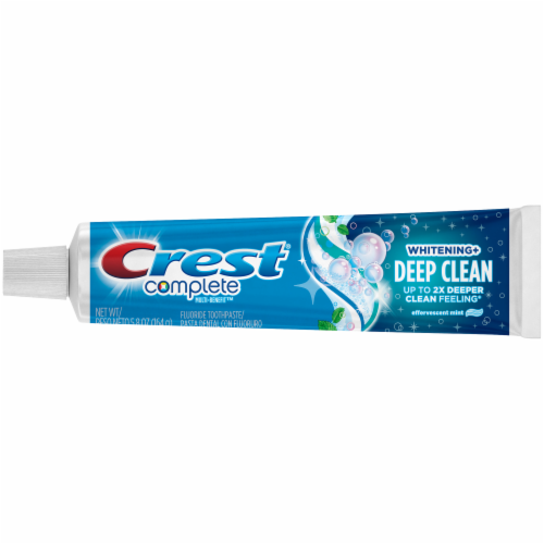 Crest Complete Whitening + Deep Clean Toothpaste Perspective: left