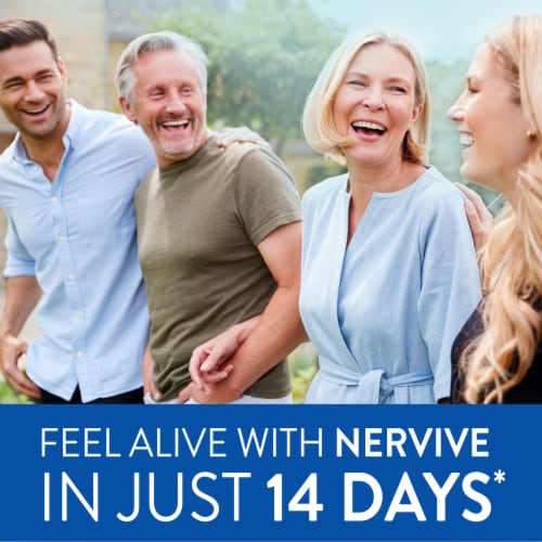 Nervive Nerve Relief tablets Perspective: left