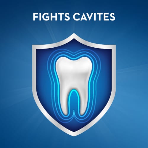 Crest Whitening Baking Soda & Peroxide Cavity & Tartar Protection Toothpaste Perspective: left