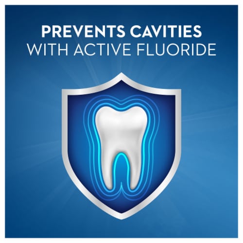 Crest® Cavity Protection Cool Mint Gel Toothpaste Perspective: left