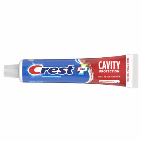 Crest Cavity Protection Regular Toothpaste Perspective: left