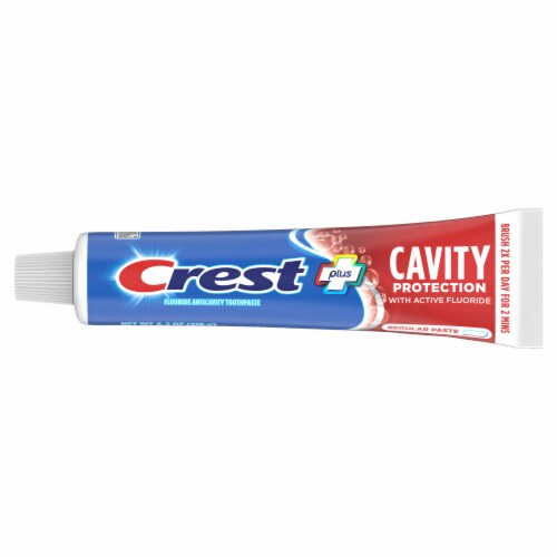 Crest Regular Cavity Protection Toothpaste Perspective: left