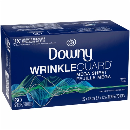 Downy Wrinkle Guard Fabric Softener Perspective: left