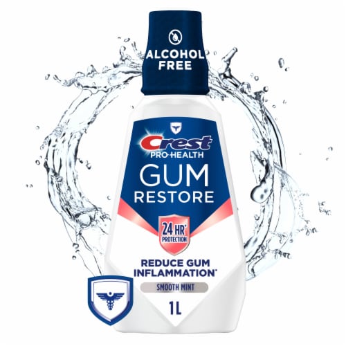 Crest Pro-Health Gum & Breath Purify Oral Rinse Perspective: left