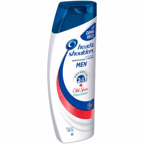 Head & Shoulders Men Old Spice Pure Sport Advanced 2-in-1 Dandruff Shampoo & Conditioner Perspective: left