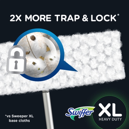 Swiffer Heavy Duty All Purpose Regular Refill Dry Sweeping Cloths Perspective: left