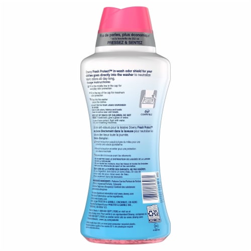 Downy Fresh Protect April Fresh with Febreze Odor Defense In-Wash Scent Booster Perspective: left