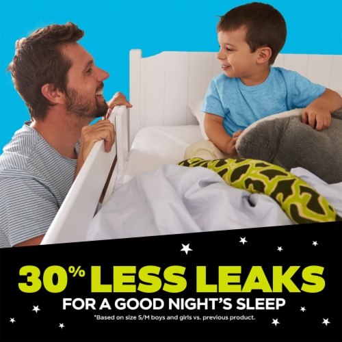 Ninjamas Nighttime Bedwetting Underwear Boys S/M (38-70 lbs) Perspective: left