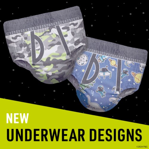 Ninjamas Nighttime Bedwetting Underwear Boys Large (64-95+ lbs) Perspective: left