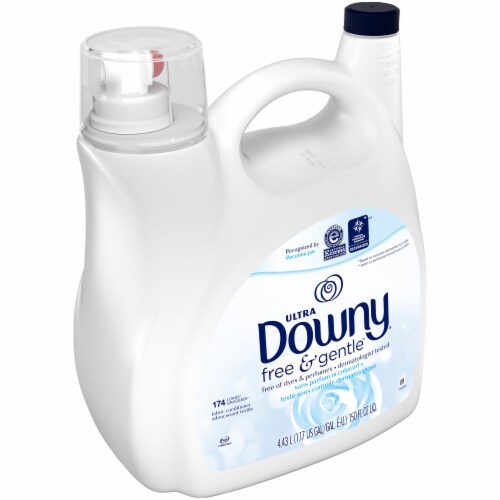 Downy Free Unscented Fabric Softener Perspective: left