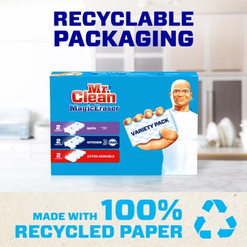 Mr. Clean Magic Eraser Variety Pack Assortment Cleaning Pad Perspective: left
