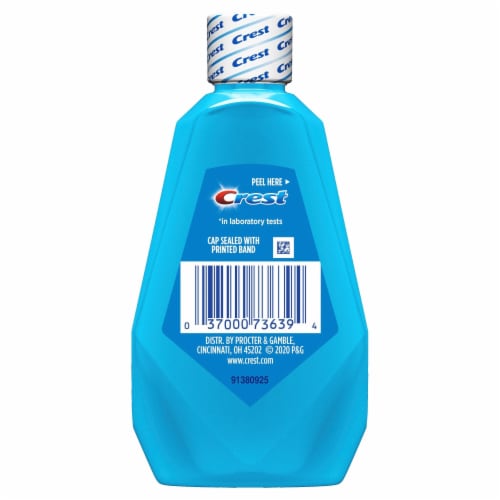 Crest® Pro Health Clean Mint Multi-Protection Mouthwash Travel Size Perspective: left