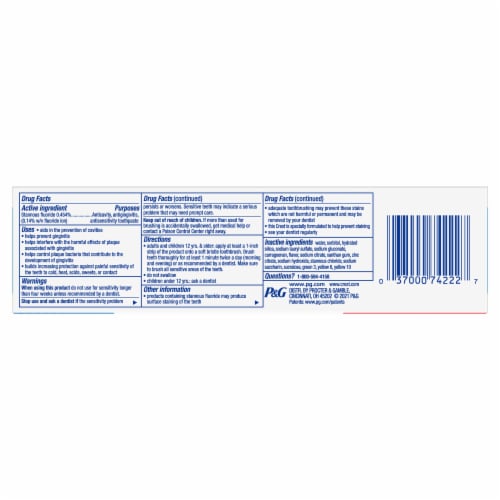 Crest Pro-Health Toothpaste Plus Scope Perspective: left