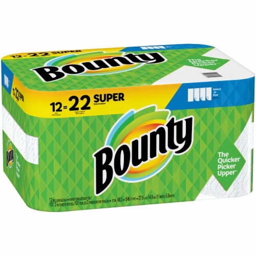 Bounty Select-A-Size Super Roll Paper Towels Perspective: left