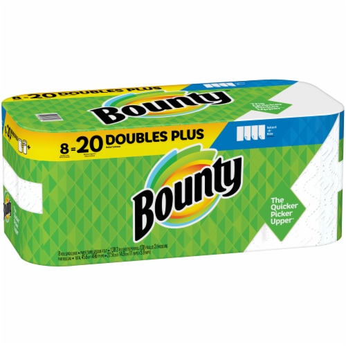 Bounty select a size double plus rolls paper towels 8 rolls smith s