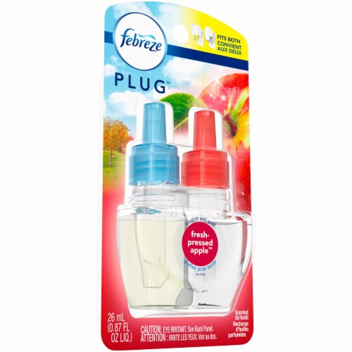 Febreze PLUG Fresh-Pressed Apple Scented Oil Refill Perspective: left