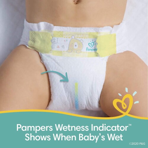 Pampers Swaddlers Newborn Diapers Size 1 Perspective: left